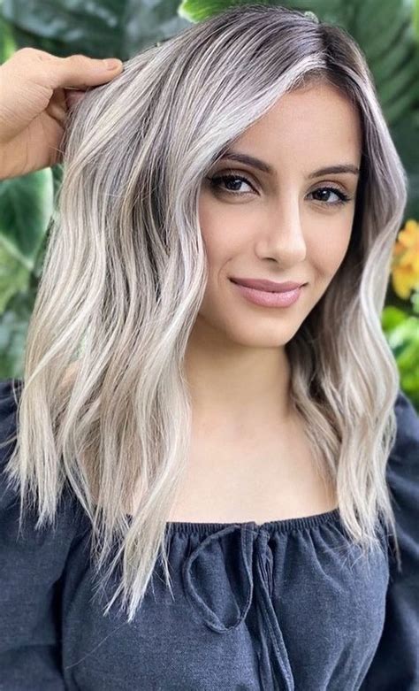 ash blonde hair color for short hair|medium length ash blonde hair.